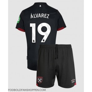 West Ham United Edson Alvarez #19 Udebanetrøje Børn 2024-25 Kortærmet (+ Korte bukser)